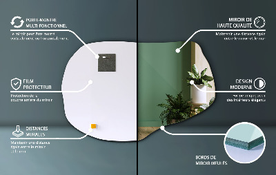 Unregelmäßiger spiegel einzigartig