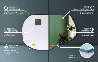 Unregelmäßiger spiegel einzigartig