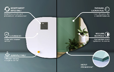 Unregelmäßiger spiegel einzigartig