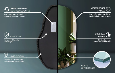 Ausgefallene spiegel mit led einzigartiger