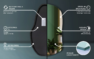 Ausgefallene spiegel mit led einzigartiger