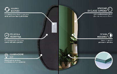 Ausgefallene spiegel mit led einzigartiger