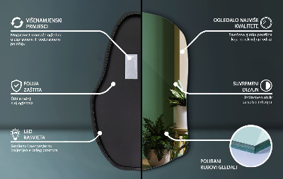 Ausgefallene spiegel mit led einzigartiger