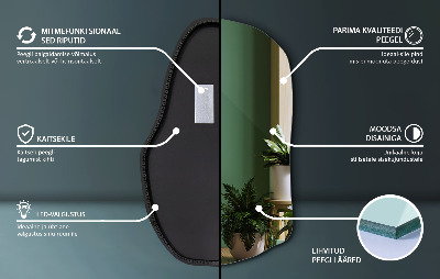 Ausgefallene spiegel mit led einzigartiger