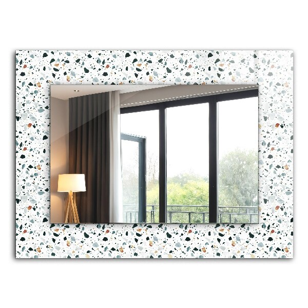 Dekorativer spiegel Terrazzo-Mosaik-Muster