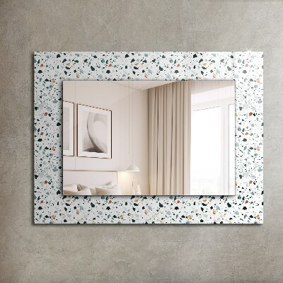 Dekorativer spiegel Terrazzo-Mosaik-Muster