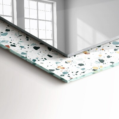 Dekorativer spiegel Terrazzo-Mosaik-Muster