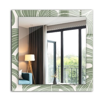 Dekorativer spiegel Monstera-Blätter