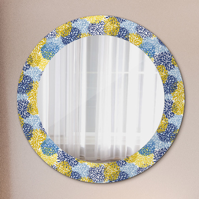 Spiegel mit Zierrahmen Blaue Blumen