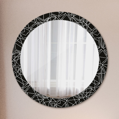 Spiegel mit Motivdruck Geometrisches Muster