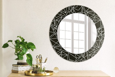 Spiegel mit Motivdruck Geometrisches Muster
