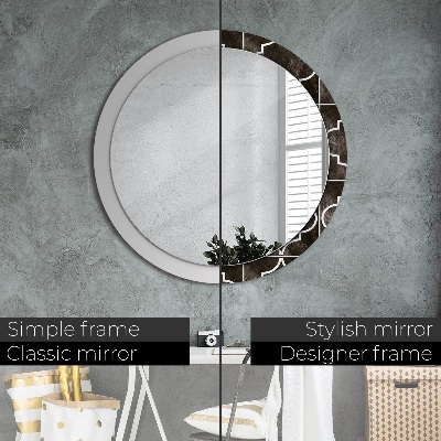 Spiegel mit Aufdruck Antike Fliesen