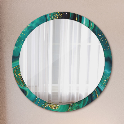 Bedruckter Spiegel Smaragdmarmor