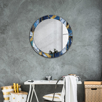 Bedruckter Spiegel Moderner Marmor