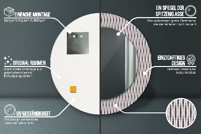 Dekorative Spiegel Geometrisches Punktmuster