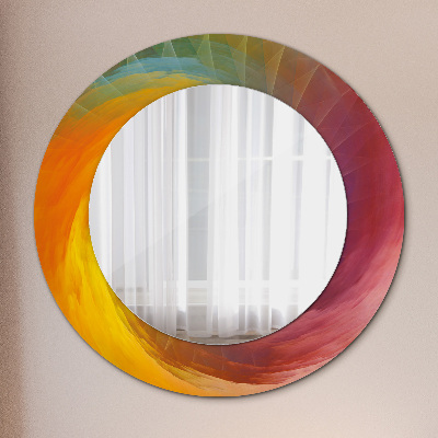 Spiegel mit Motivdruck Hypnotische Spirale