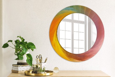 Spiegel mit Motivdruck Hypnotische Spirale