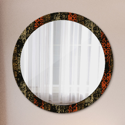 Bedruckter Spiegel Abstraktes Grunge-Muster