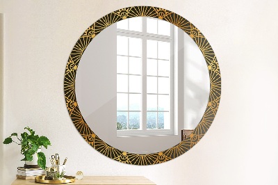 Bedruckter Spiegel Goldenes Mandala