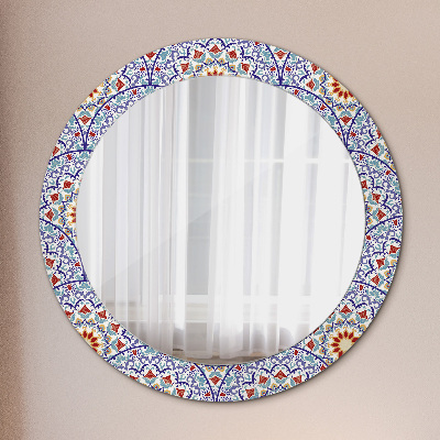 Bedruckter Spiegel Orientalische farbenfrohe Komposition