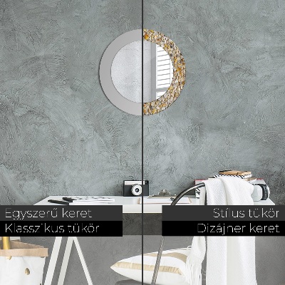 Bedruckter Spiegel Terrazzo-Muster