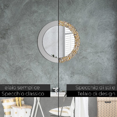 Bedruckter Spiegel Terrazzo-Muster