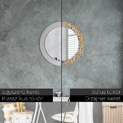 Bedruckter Spiegel Terrazzo-Muster