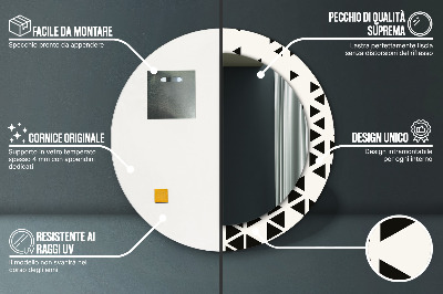 Dekorativer Spiegel Abstrakte geometrische