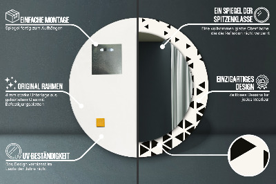 Dekorativer Spiegel Abstrakte geometrische