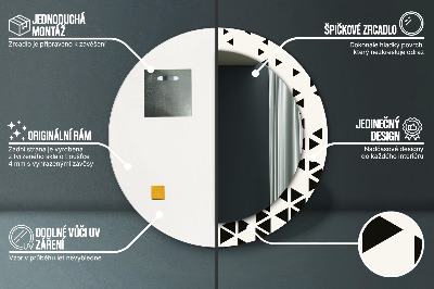 Dekorativer Spiegel Abstrakte geometrische