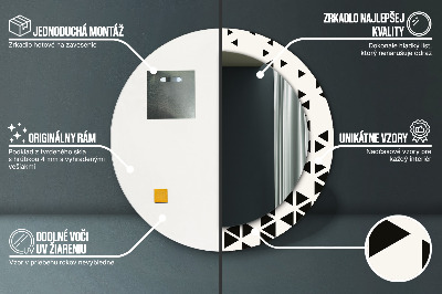 Dekorativer Spiegel Abstrakte geometrische