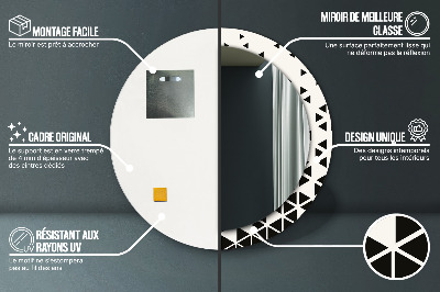 Dekorativer Spiegel Abstrakte geometrische