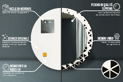 Dekorativer Spiegel Abstrakte geometrische