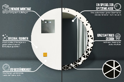 Dekorativer Spiegel Abstrakte geometrische