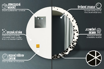 Dekorativer Spiegel Abstrakte geometrische