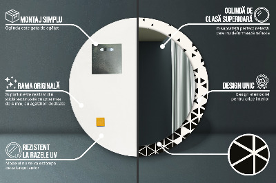 Dekorativer Spiegel Abstrakte geometrische