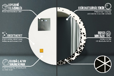 Dekorativer Spiegel Abstrakte geometrische