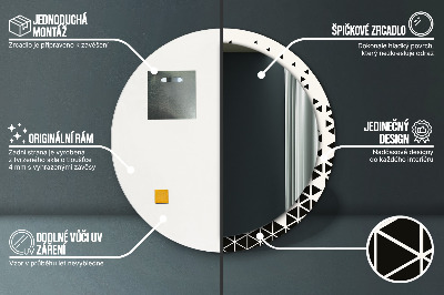 Dekorativer Spiegel Abstrakte geometrische