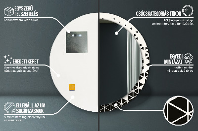 Dekorativer Spiegel Abstrakte geometrische