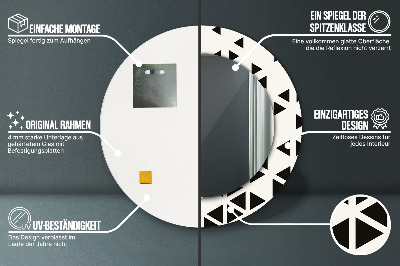 Dekorativer Spiegel Abstrakte geometrische