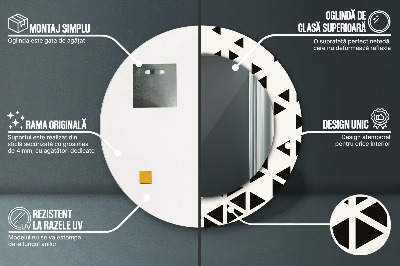 Dekorativer Spiegel Abstrakte geometrische