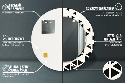 Dekorativer Spiegel Abstrakte geometrische