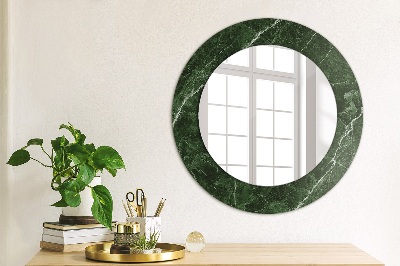 Bedruckter Spiegel Grüner Marmor