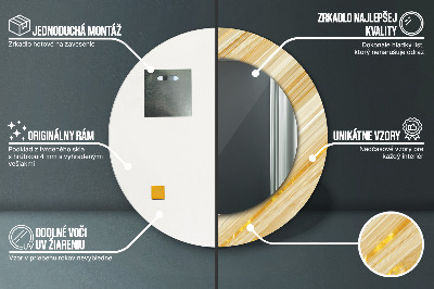 Dekorative Spiegel Goldabstrakt