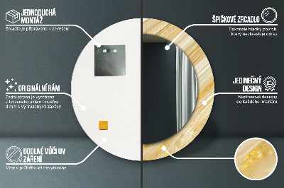 Dekorative Spiegel Goldabstrakt