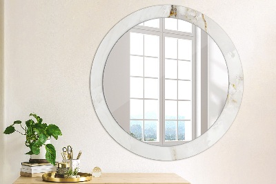 Spiegel mit Motivdruck Glänzender Marmor