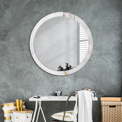 Spiegel mit Motivdruck Glänzender Marmor
