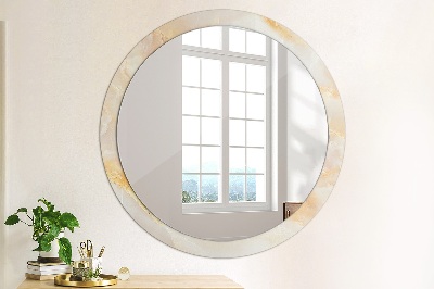 Bedruckter Spiegel Onyx-Marmor
