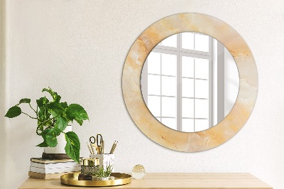 Bedruckter Spiegel Onyx-Marmor
