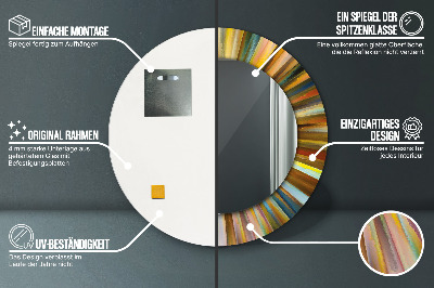 spiegel ornament Abstraktes radiales Muster